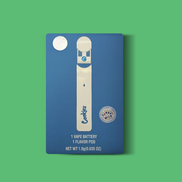 THC VAPE PEN COOKIES CEREAL MILK 1 ML(Indica)